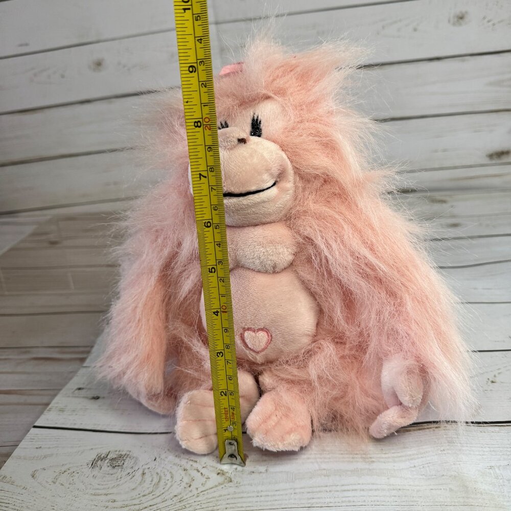Vintage Ganz Glamorous‎ Gorilla Pink Plush 9" Stuffed Animal Toy No Code - Picture 7 of 7